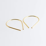 Small and Stylish: Teardrop Huggie Hoop Earrings Multi Sizes