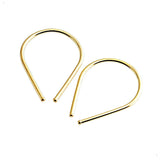 Small and Stylish: Teardrop Huggie Hoop Earrings Multi Sizes