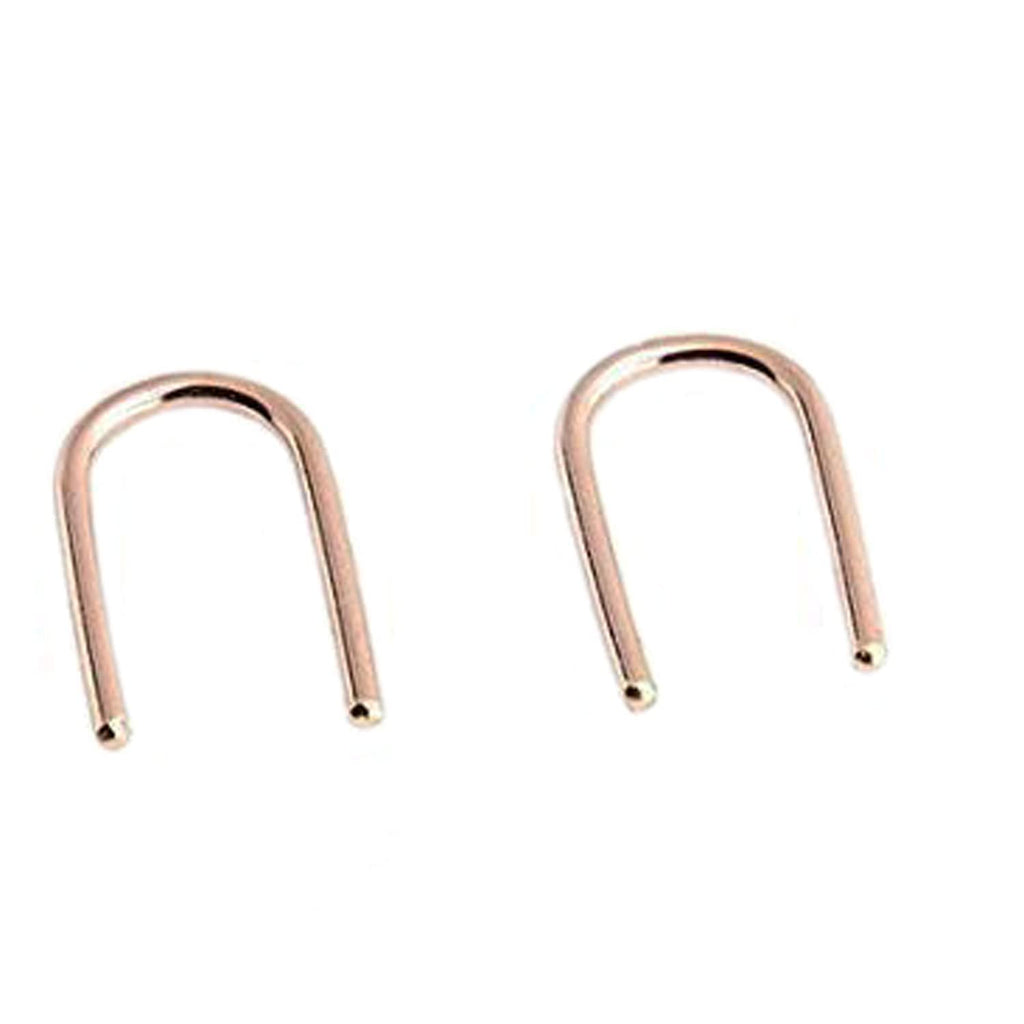 18 GA Mini Arc Open Hoop Earrings