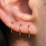 6mm 20 GA Nose Ring Piercing Hoop Gold-Filled