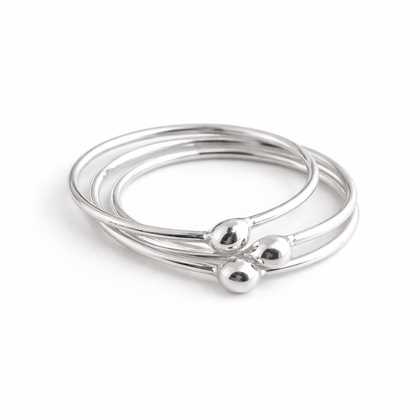 Sterling Silver Thin Stacking Ring
