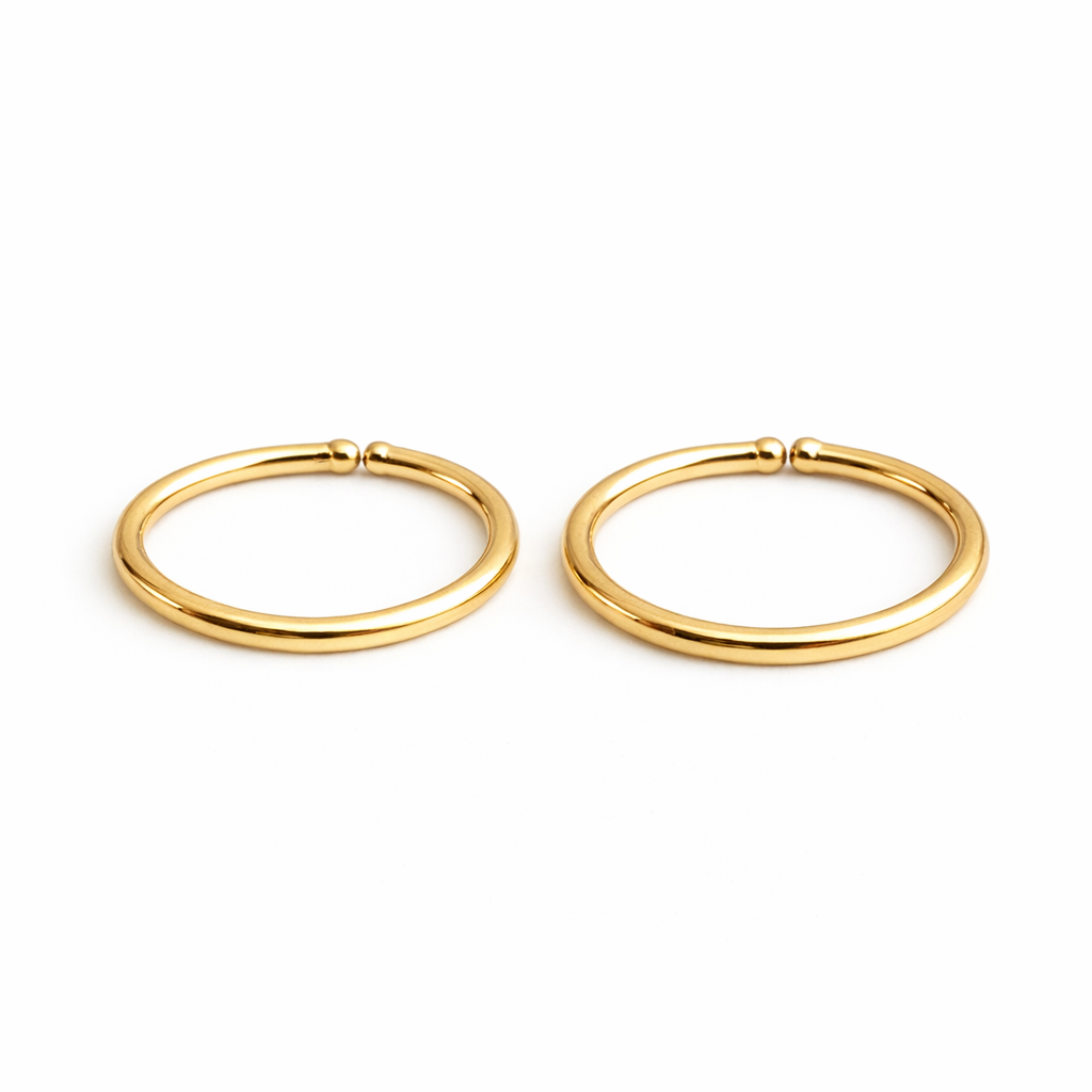 24 GA Small Hoop Earrings