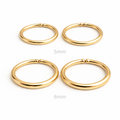 22 GA Gold-Filled Hoop Earrings – 2 Pair Set (5mm & 6mm)