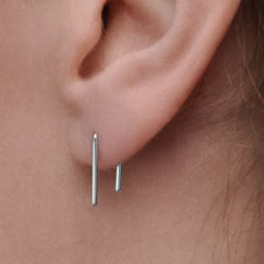 18 GA Gold-Filled U Arc Minimalist Earrings