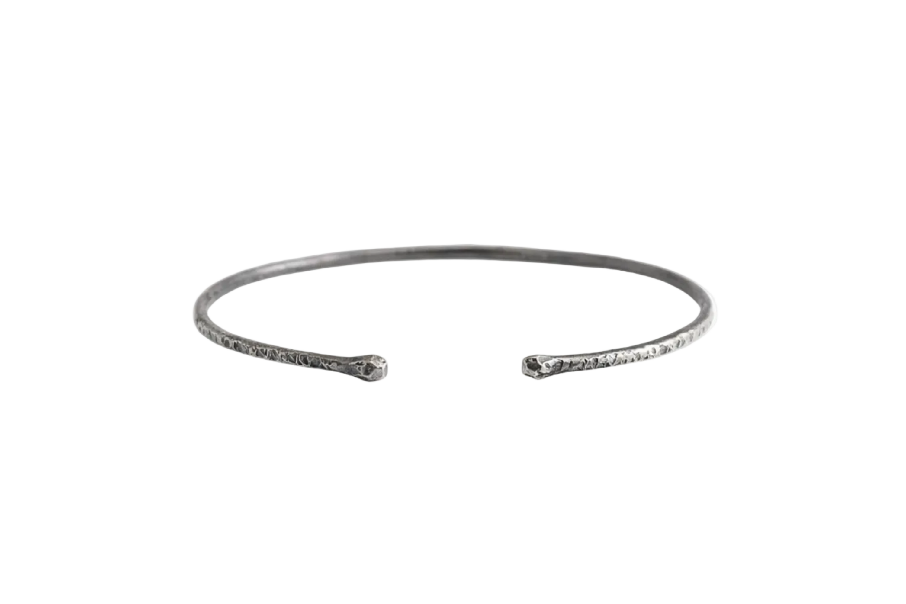 Sterling Silver Dual Drop Cuff Bracelet