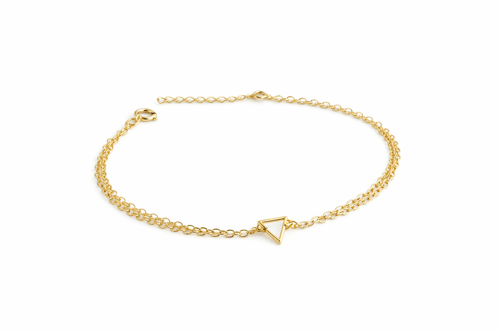 Gold Triangle Bracelet
