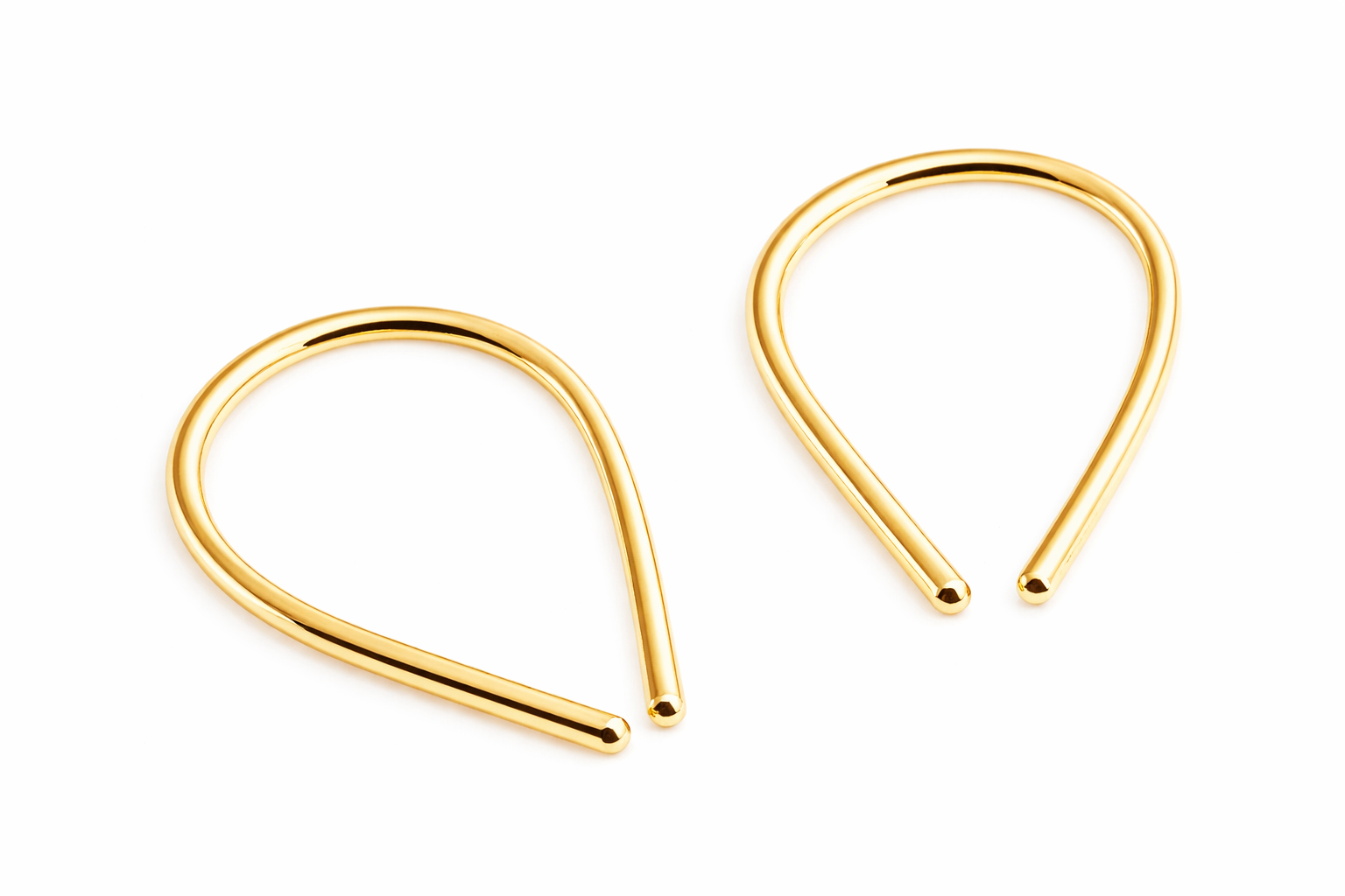20 GA Gold-Filled Teardrop Hoop Earrings