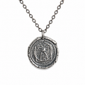 Vitruvian Man Pendant – Sterling Silver Necklace