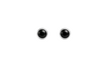 Sterling Silver Black Onyx Stud Earrings