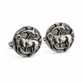 Sterling Silver Aries Zodiac Cufflinks