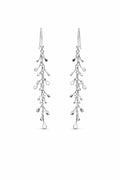 Sterling Silver Branch Dangle Earrings