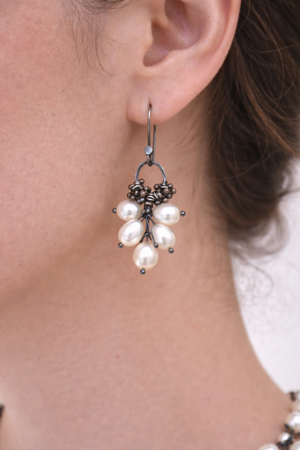 Freshwater Pearls Dangle Earrings