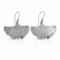 Sterling Silver Petal Dangle Earrings