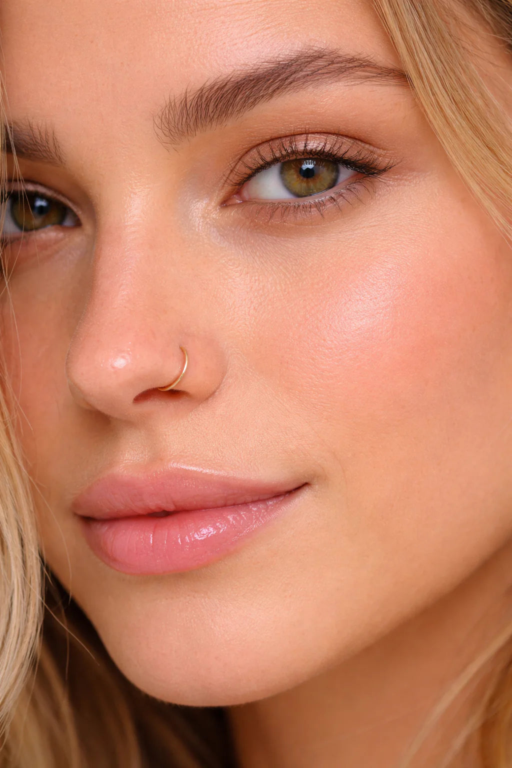 Solid Gold Nose Hoop