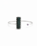 Amethyst & Chrysocolla Cuff Bracelet
