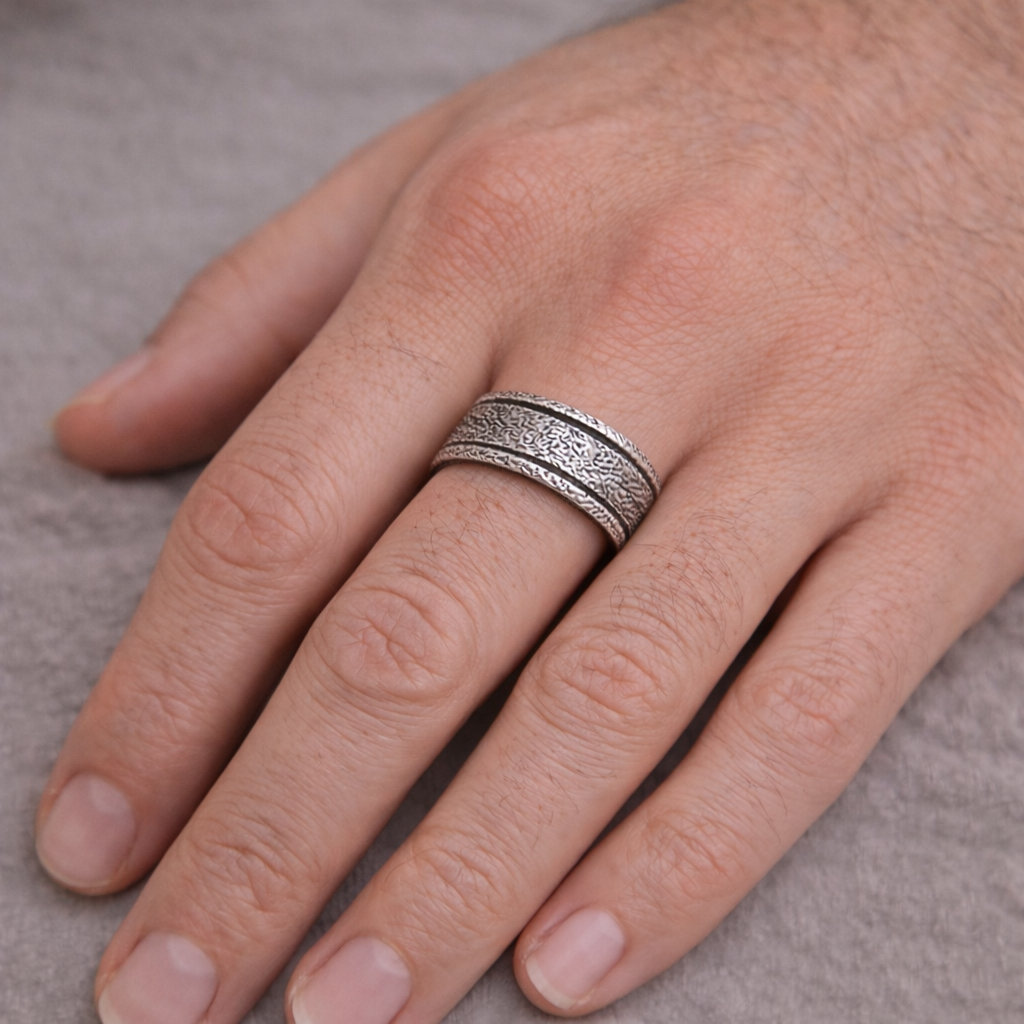 Sterling Silver Unisex Band Ring