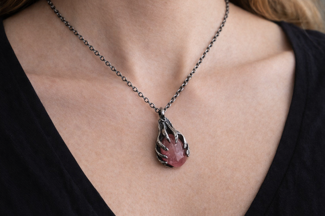 Ruby Pendant Necklace
