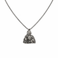 Sterling Silver Buddha Pendant Necklace