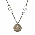 Sterling Silver Eye of Horus Pendant Necklace