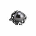 Sterling Silver Tahitian Pearl Ring