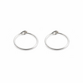 Sterling Silver Small Hoop Earrings