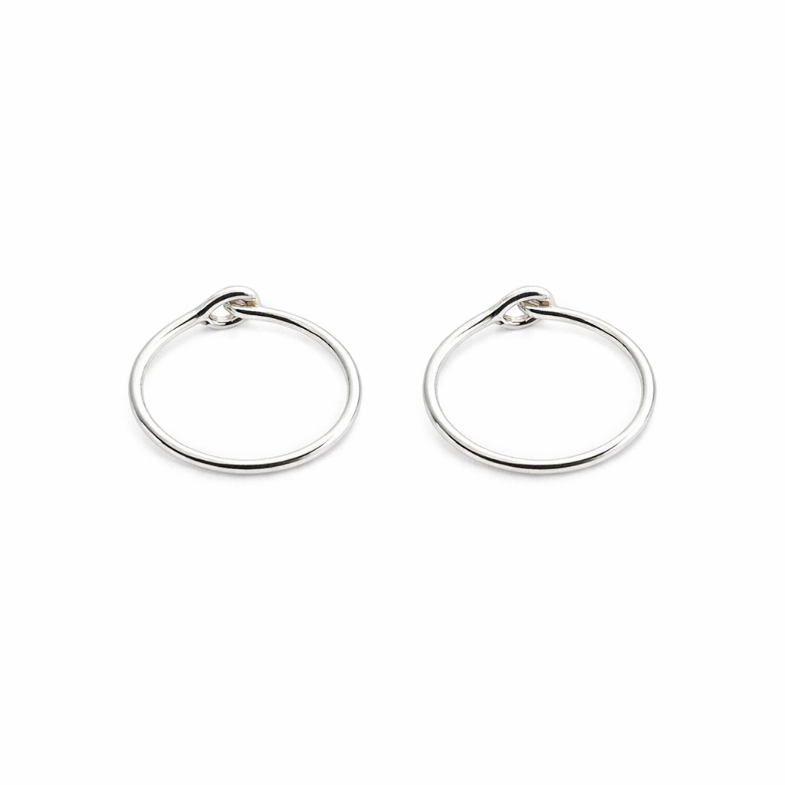 Sterling Silver Small Hoop Earrings