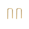 18 GA Gold-Filled U Arc Minimalist Earrings