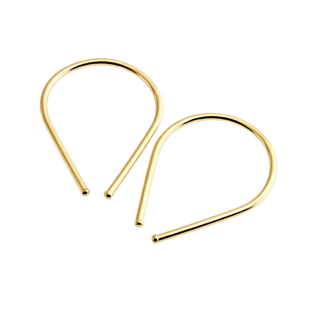 Teardrop Hoop Earrings