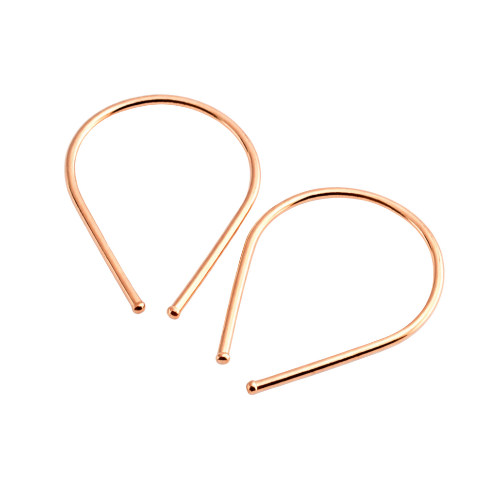 Teardrop Hoop Earrings