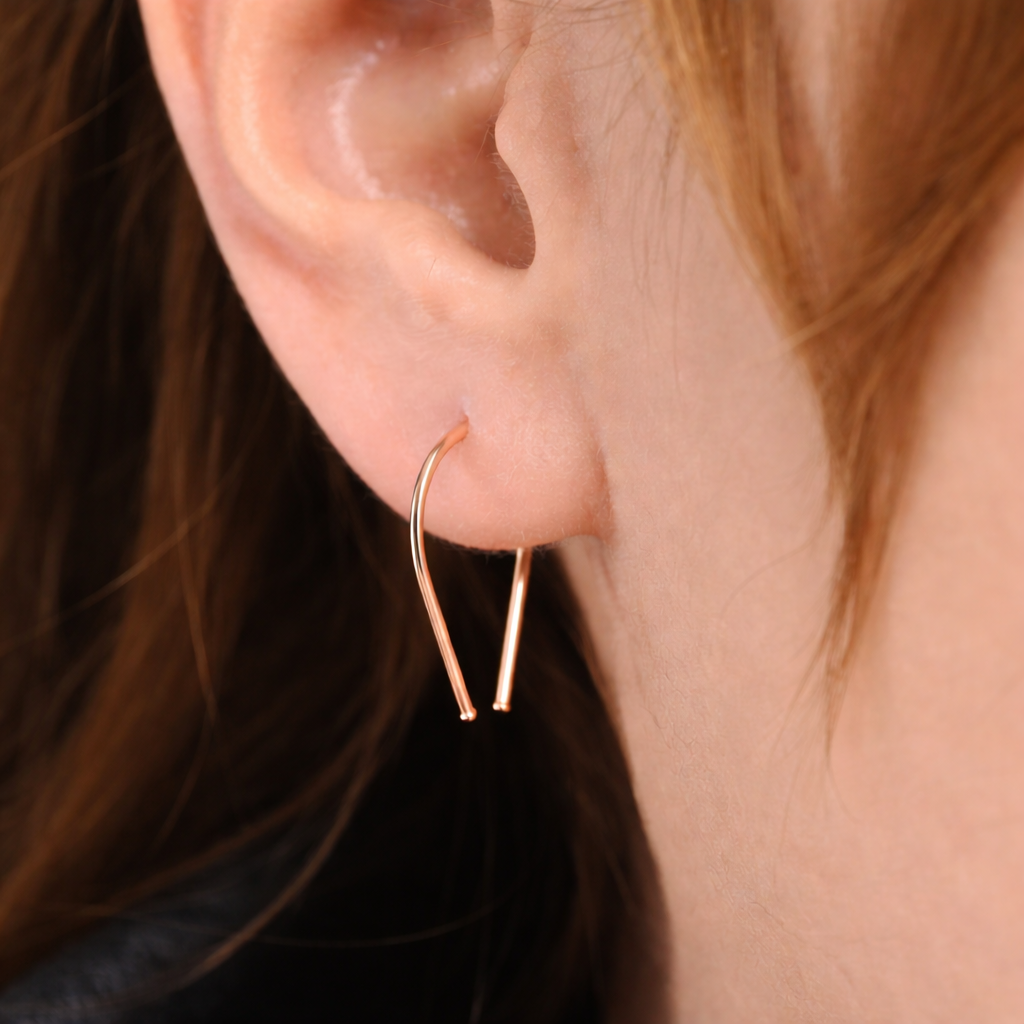 Teardrop Hoop Earrings