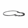 Gray Undertone Chain Bangle