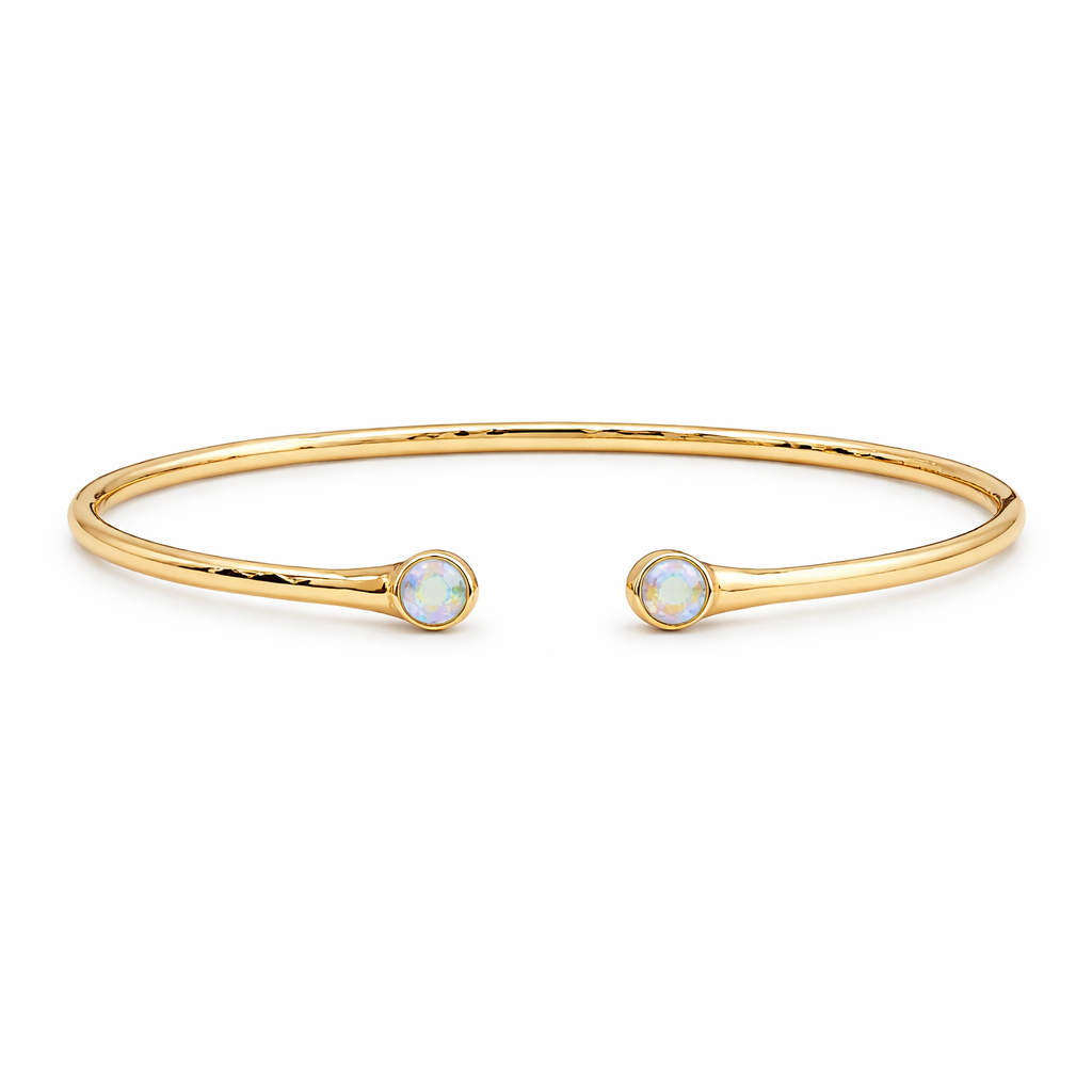 Oval Open Cuff Bracelet