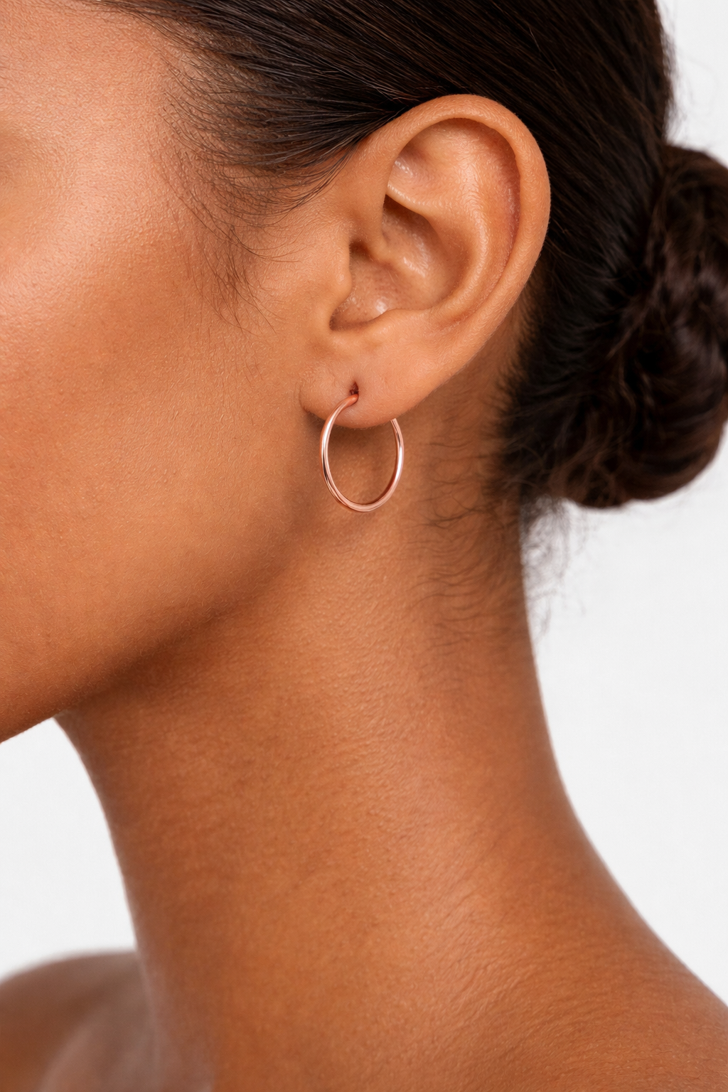 Rose Gold-Filled Small Hoop Earrings