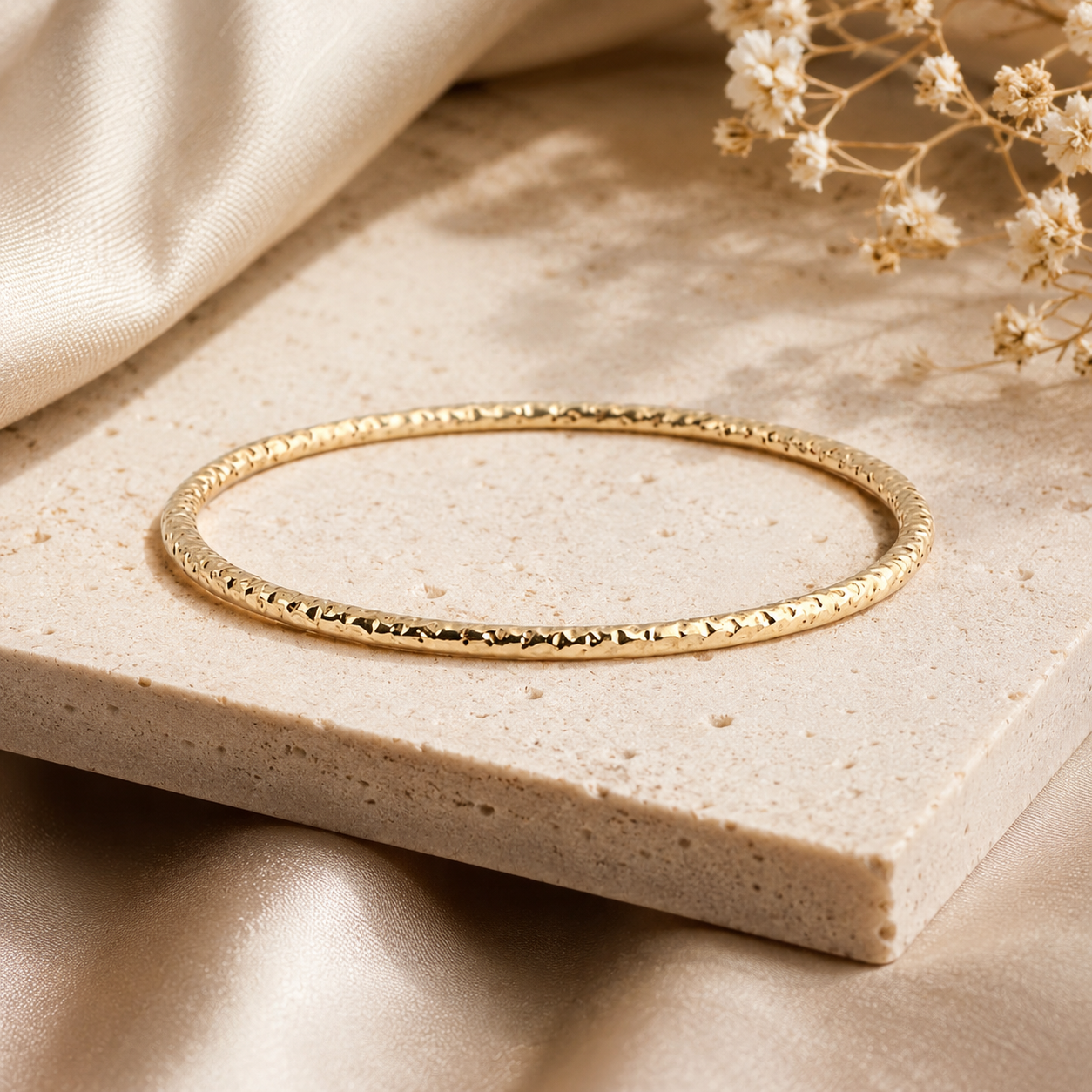 Diamond Cut Gold Filled Stacking Ring