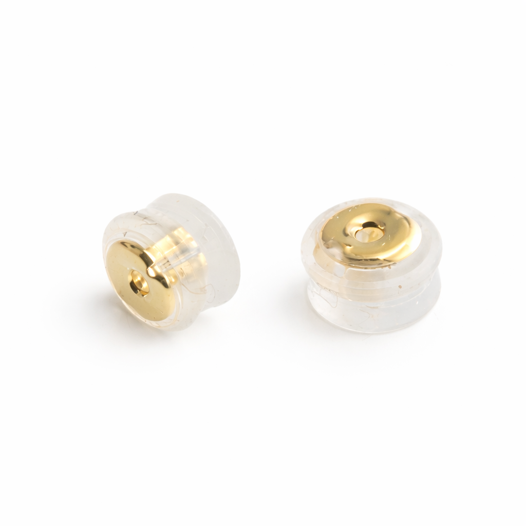 Solid Gold Sleeping Beauty Turquoise Stud Earrings