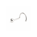 Sterling Silver Ball Nose Screw