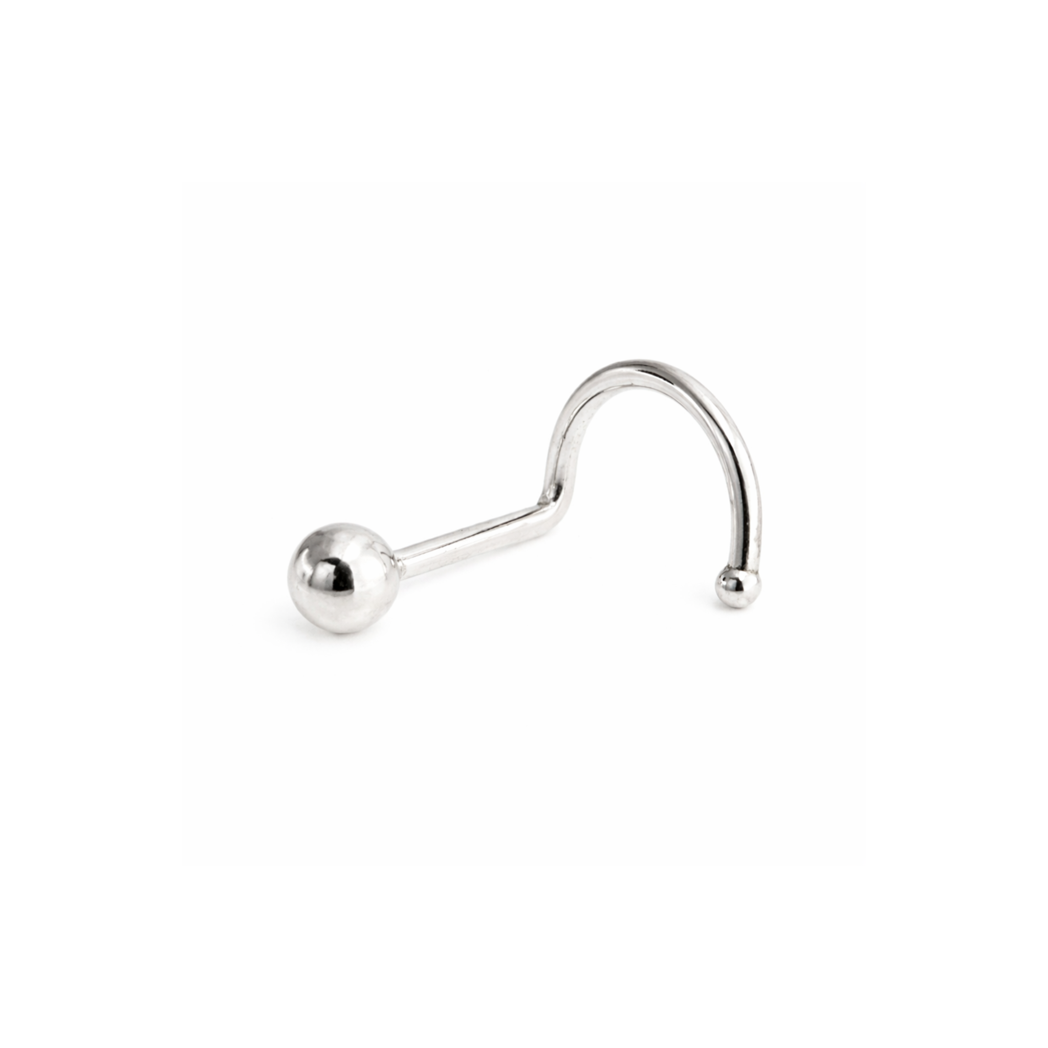 Sterling Silver Ball Nose Screw