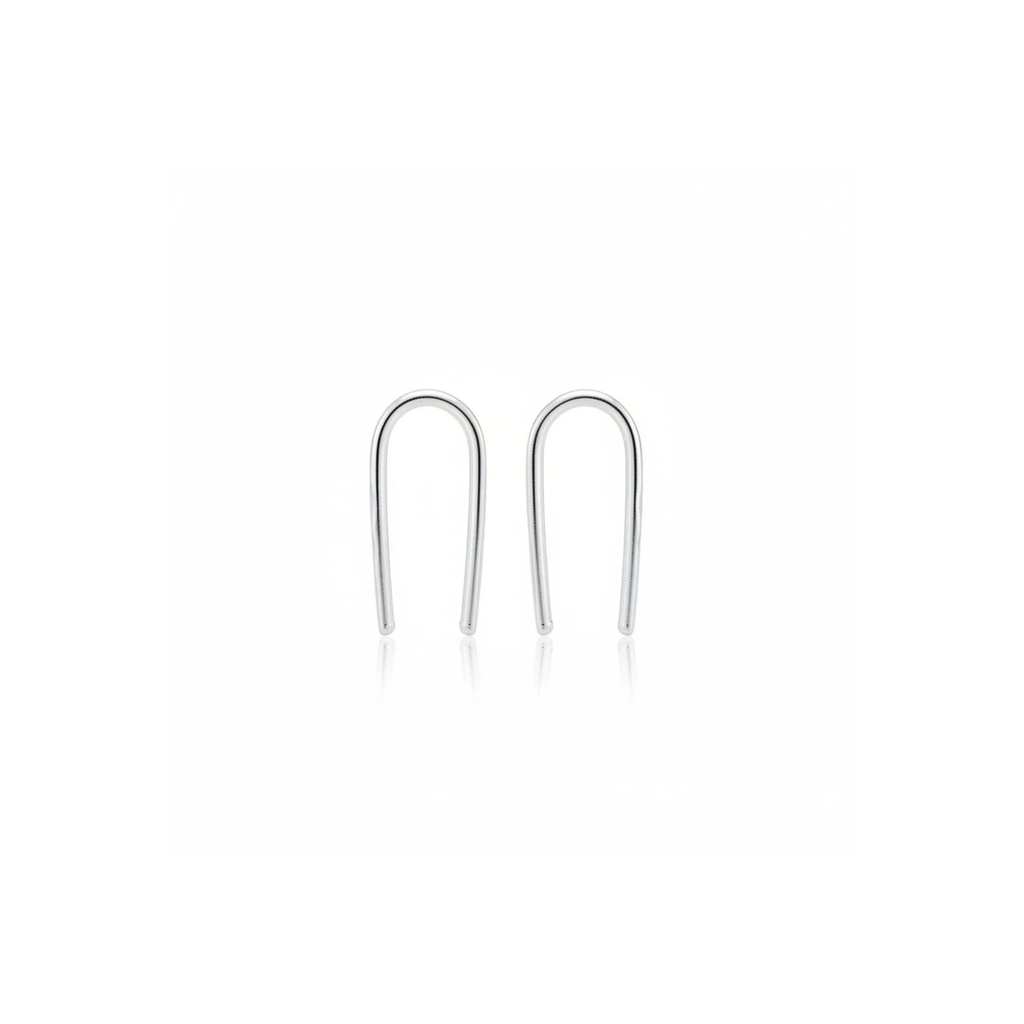 Hammered Curve Earrings