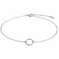 Sterling Silver Eternity Anklet