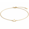 Gold-Filled Triangle Anklet