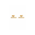 Gold-Filled Bar Stud Earrings