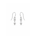 Sterling Silver Kite-Shaped Drop Earrings