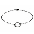 Sterling Silver Circle Anklet