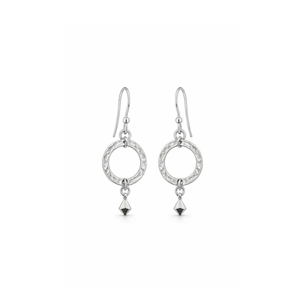Kite Round-Shaped Hook Drop Earrings