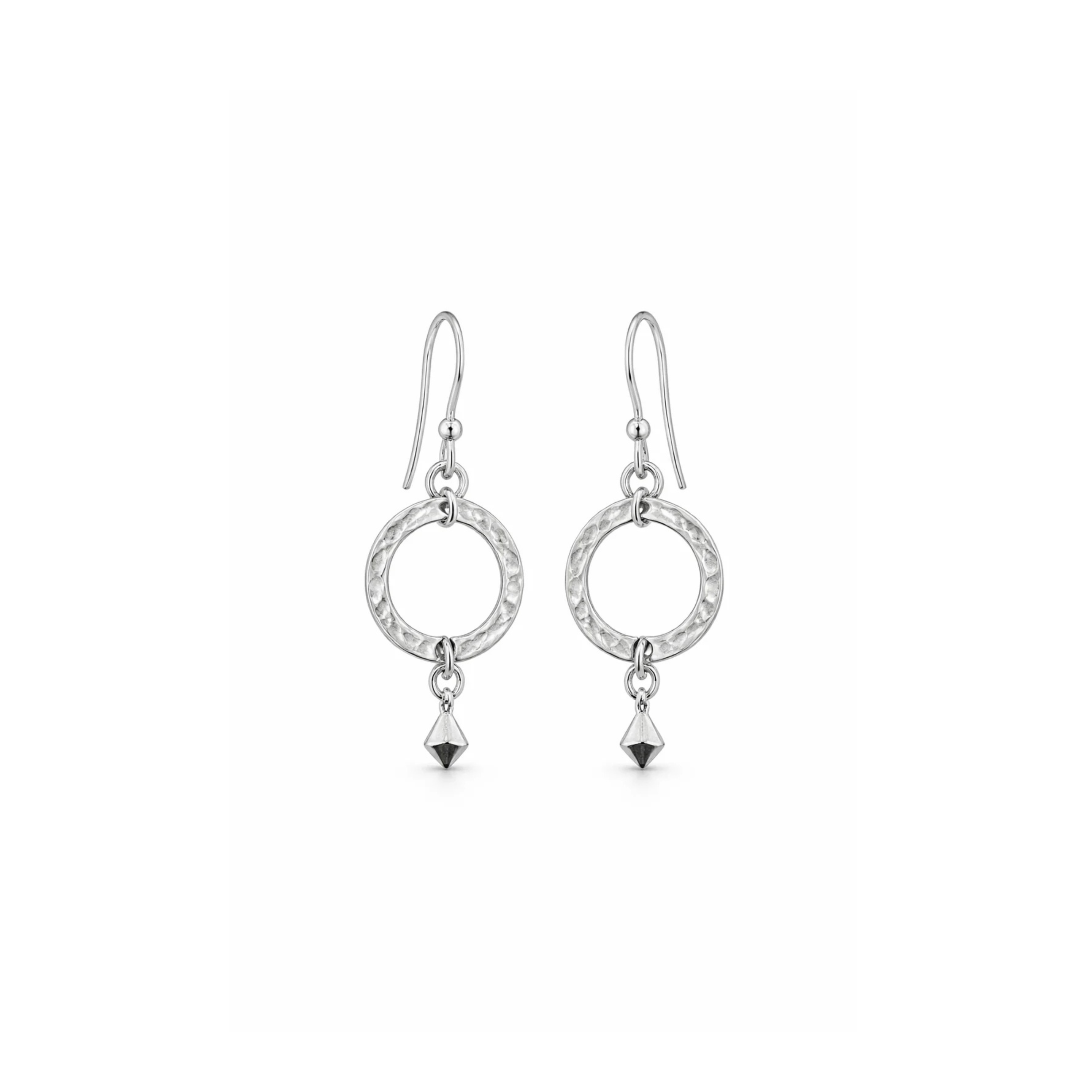 Kite Round-Shaped Hook Drop Earrings
