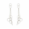 Sterling Silver Long Drop Earrings