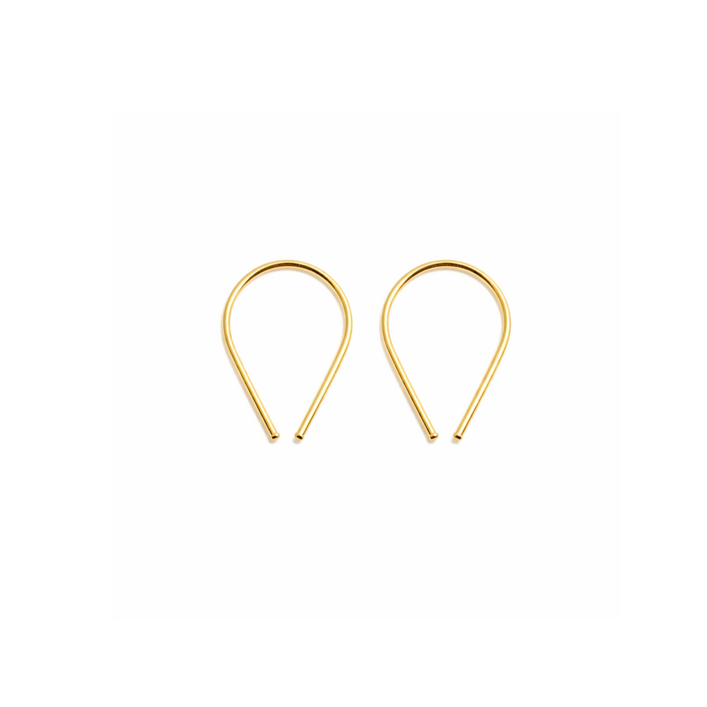 Teardrop Hoop Earrings