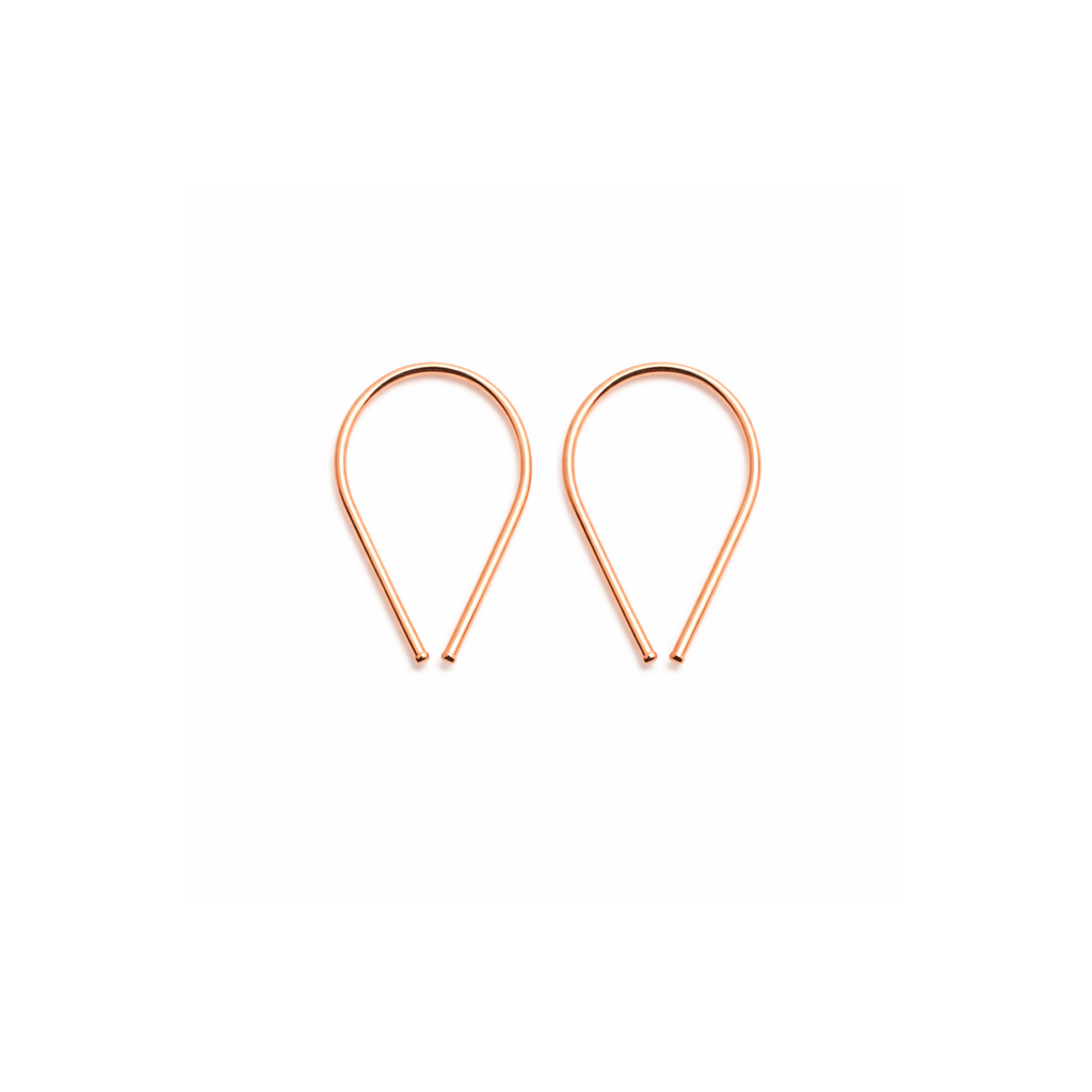 Teardrop Hoop Earrings