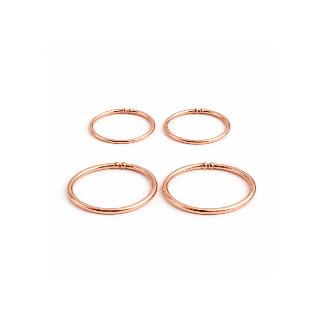 Duo Hoop Set – 7mm & 8mm