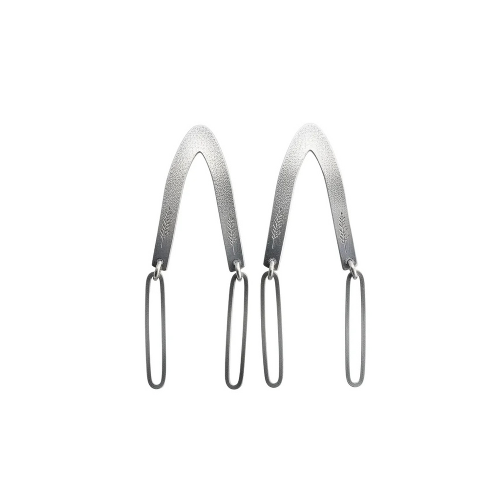 Sterling Silver Horseshoe Drop Earrings